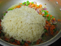 Coconut Milk Pulao in Pressure Cooker