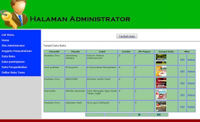 Source Code Script Web Based PHP MYSQL Perpustakaan Online Versi 1,2 dari Berga 