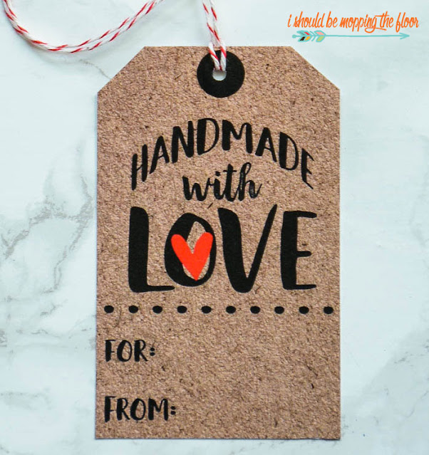 Handmade With Love Tags Printable - Digitalist1