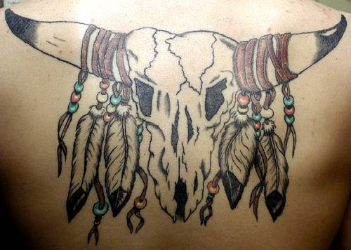 bull skull ideas tattoo