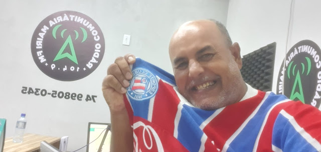 Locutor Val Bahia se despede mais uma vez da Rádio Mairi FM