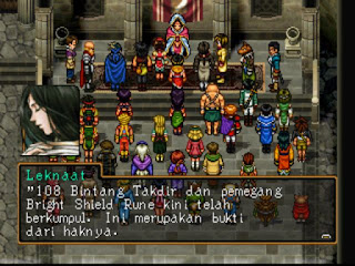 Suikoden II 108 Bintang Takdir berkumpul