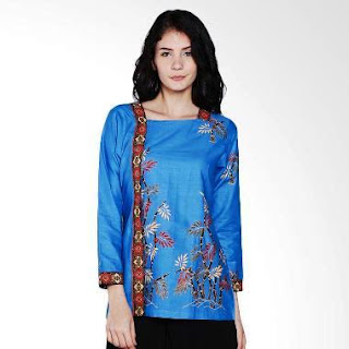 Gambar Model Baju Batik Kantor Wanita