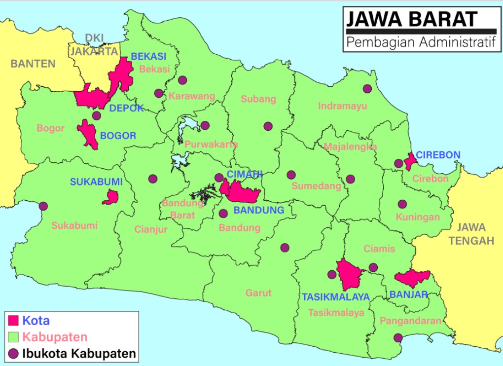 Kode Pos Tempat Di Seluruh Jawa Barat