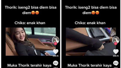 VIRAL! Video Chandrika Chika Raba Paha Thariq Halilintar Viral, Netizen: Dia Berbuat Aku yang Malu