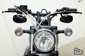 Upside down mirrors on Yamaha Bolt