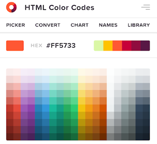 Html color codes
