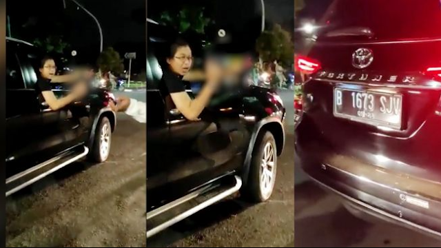 Marah-marah Sambil Todong Pistol, Sopir Fortuner Palak Warga: Rokok Mana, Ada Gak?