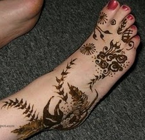 Foot Mehndi Designs