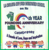 10th founding anniversary of La Carlota SPED integrated school