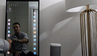 This designer has made his mirror a giant iPad