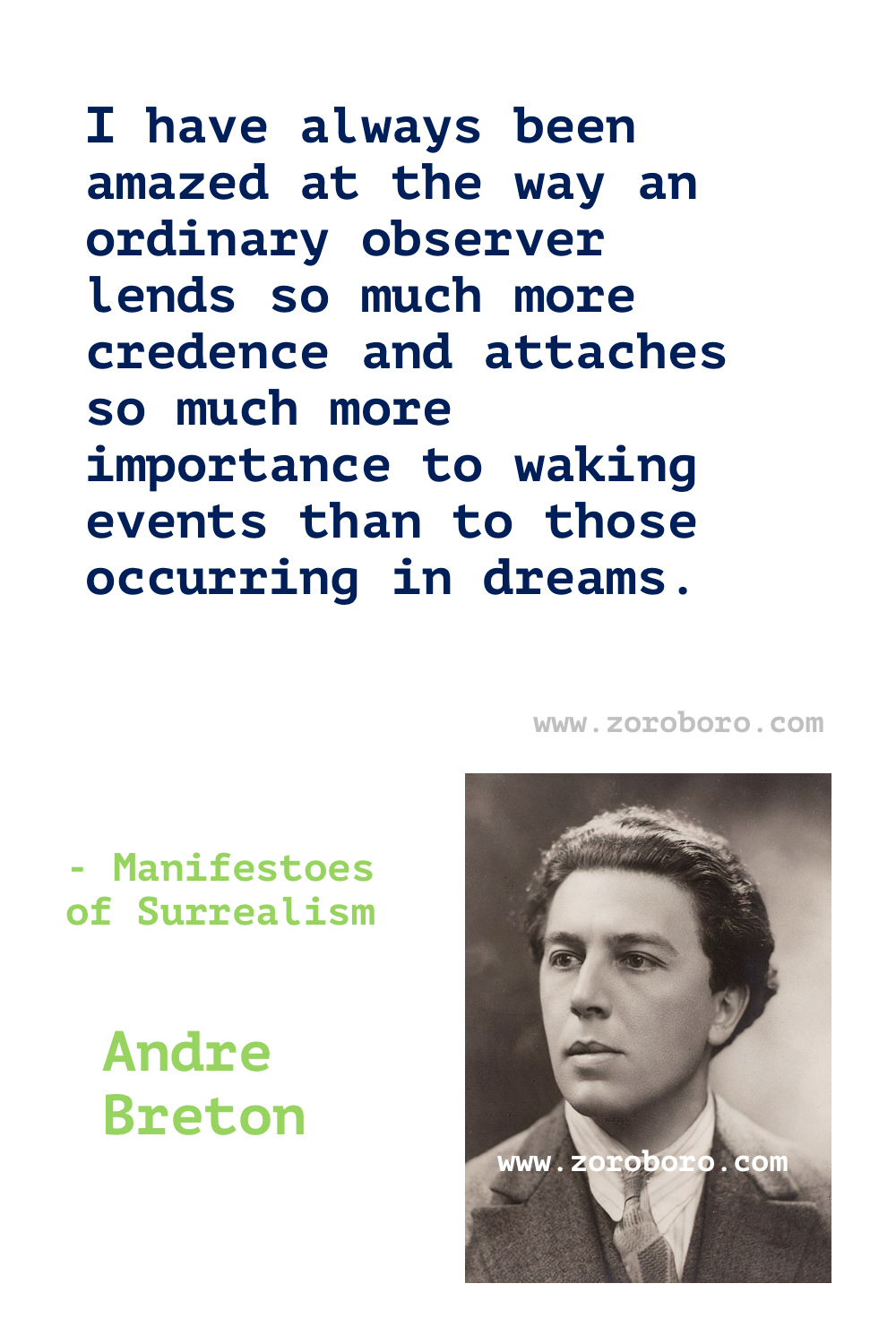 Andre Breton Quotes. Andre Breton Poem. Andre Breton Poetry. Andre Breton Manifestoes of Surrealism Quotes. Andre Breton Books Quotes