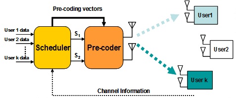 Down link details of MIMO explained in the image