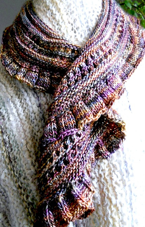 Cascading Scarf in Piedras - Free Pattern 