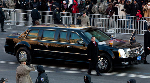 Obama Limo That Got Stuck In