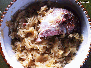 Sauerkraut and smoked pork a perfect match for the Schupfnudels