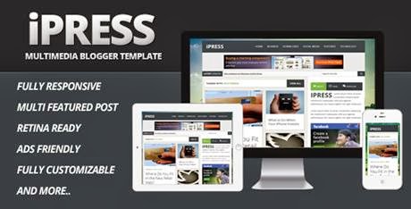 iPress v1.1 Themeforest Multimedia Blogspot - bwtemplate blogs