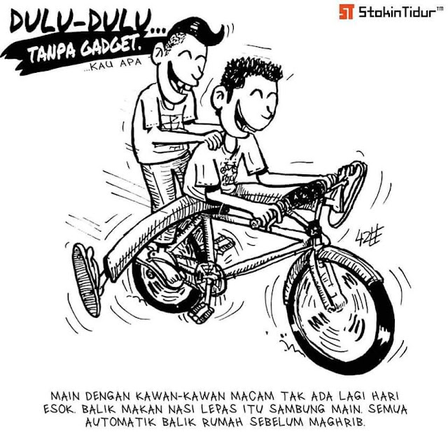 Wordless Wednesday | Dulu-dulu tanpa gadget