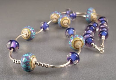 handmade lampwork beads jewelry necklace pendant