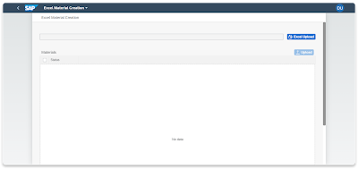 Effortless Material Creation using Excel Sheets via Fiori App (e.g., SolidWorks’ CAD-Driven Data)