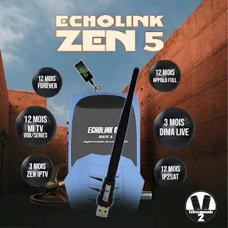 مميزات ومواصفات Echolink Zen 5 اخر تحديث وملف القنوات