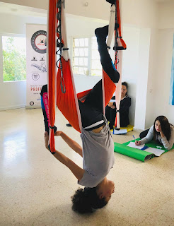  yoga aerien, air yoga, fly, flying, pilates, yoga, fitness, mise en forme, sante, bienetre, rafael martinez, teacher training, formation, stage, porto rico, usa