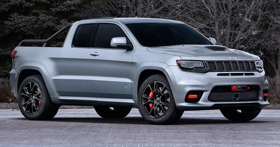 Jeep Grand Cherokee SRT Hellcat Pickup Could Be The Ultimate Sleeper