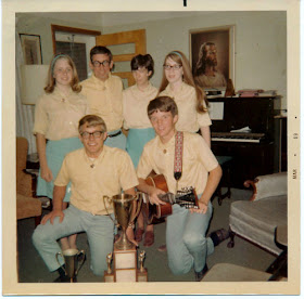 group of young people in 1969