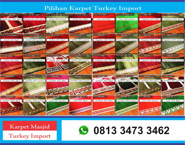 Pilihan Karpet Masjid Turkey Import