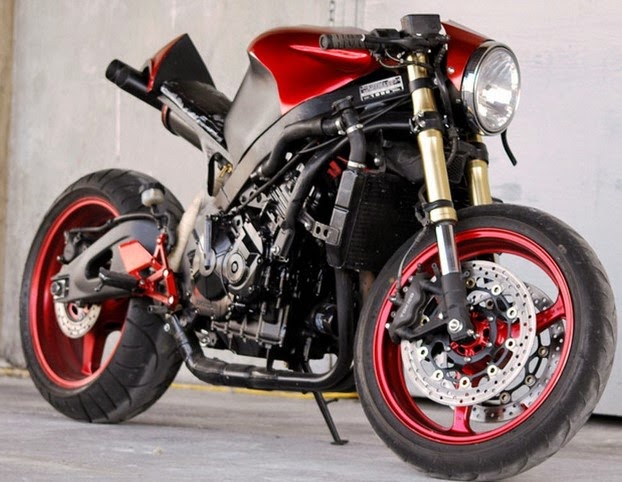 Best modified bike motorcycle wicked red honda cbr600f3 