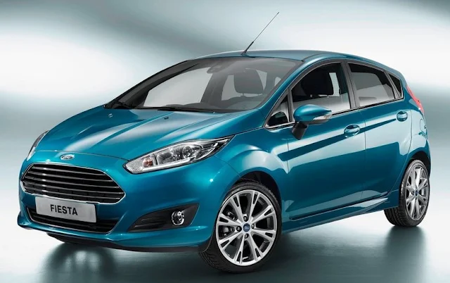 Ford Fiesta perfil dianteiro