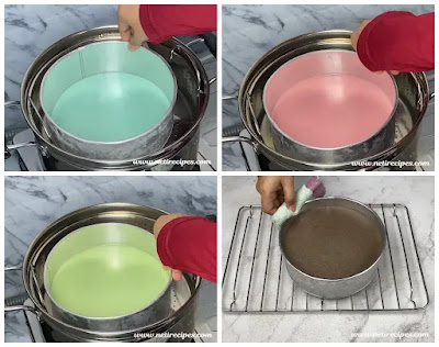 Cara Membuat Rainbow Cake Kukus Resep Neti