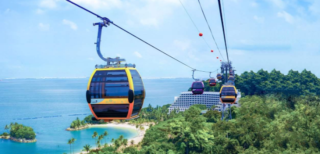 Sentosa Island cable