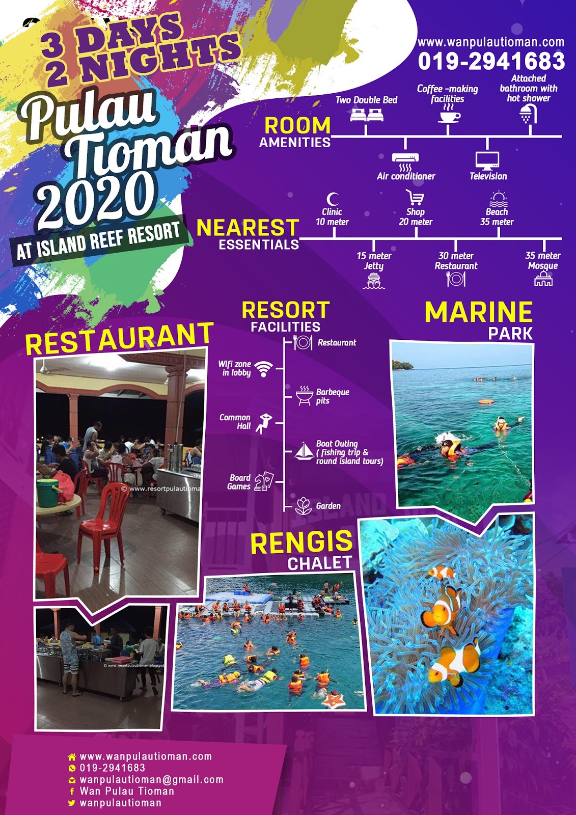 (2020) Pakej Pulau Tioman 3 Hari 2 Malam - Island Reef ...