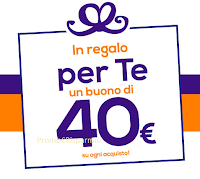 Logo Buono sconto da 20 o 40 euro a scelta ma solo per pochi giorni