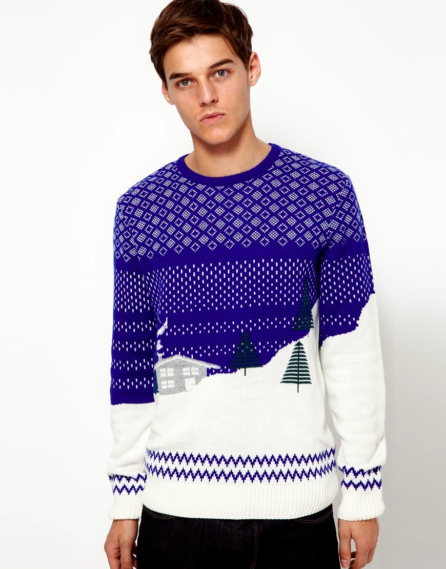 2019 England style men sweater Deer Pullovers reindeer