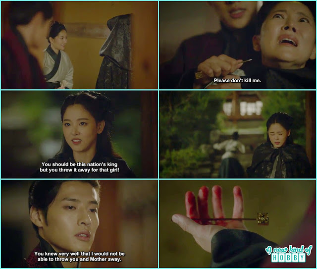  8th Prince find the real culprit but it was com eout to be princess yeon hwa and to save his family he killed the maid with the hairpin - Moon Lover Scarlet Heart Ryeo - Episode 11 - Review