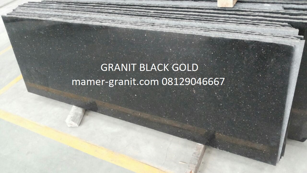Jual Granit Black Gold Slab Marble Granite