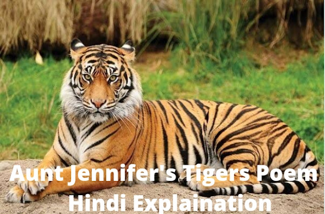 Aunt Jennifer's Tigers Poem - Hindi Explaination