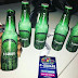  Check out this customised P-Square Heineken bottles 