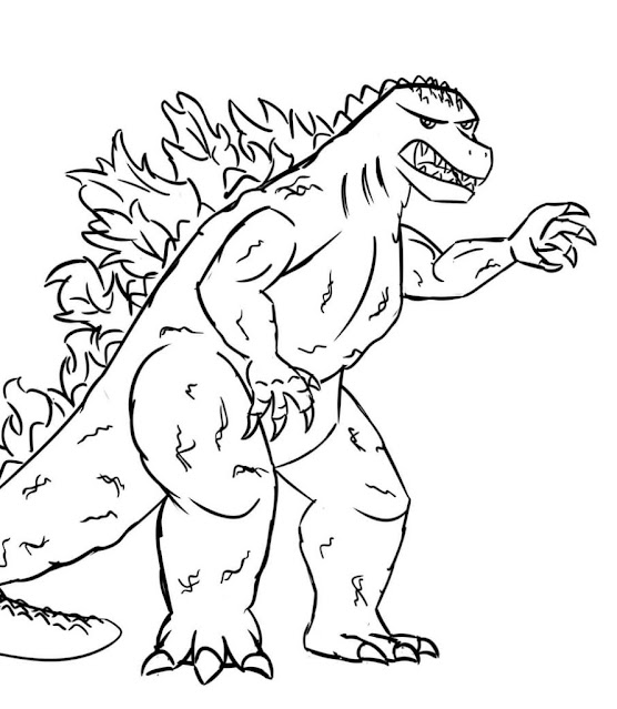 Top 8 Godzilla Coloring Pages to Download and Print