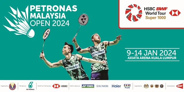 Dapatkan Sekarang Tiket Malaysia Open 2024 Dengan Harga Bermula RM32