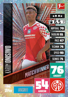 Topps Match Attax Bundesliga 2020-2021 1.FSV Mainz 05 Set