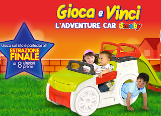 Logo Gioca e vinci 86  Adventure Car per i tuoi bambini