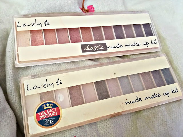 Classic&Nude make up kit - paletki cieni z Lovely