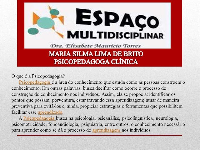 ESPAÇO MULTIDISCIPLINAR DRA. ELISABETE MAURÍCIO TORRES