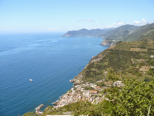 Panorama sulla costa delle Cinque Terre