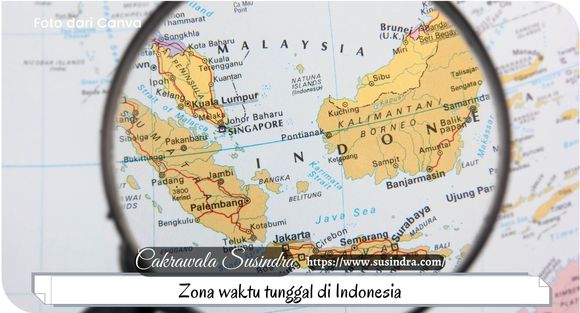 Zona waktu tunggal di Indonesia