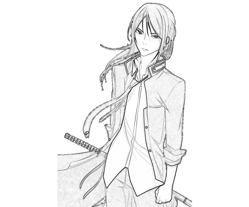 kuroh-yatogami-character-coloring-pages