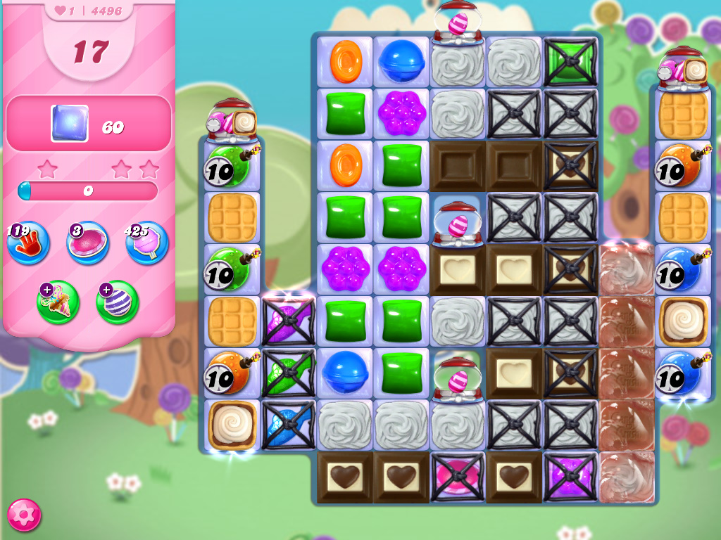 Candy Crush Saga level 4496